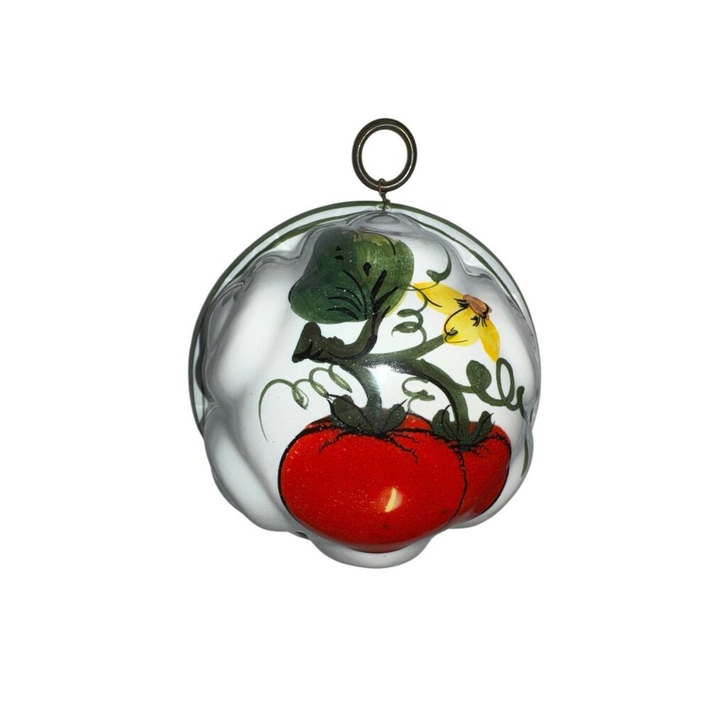 Vintage Italian Ceramic Hanging Tomato Mold By Bassano